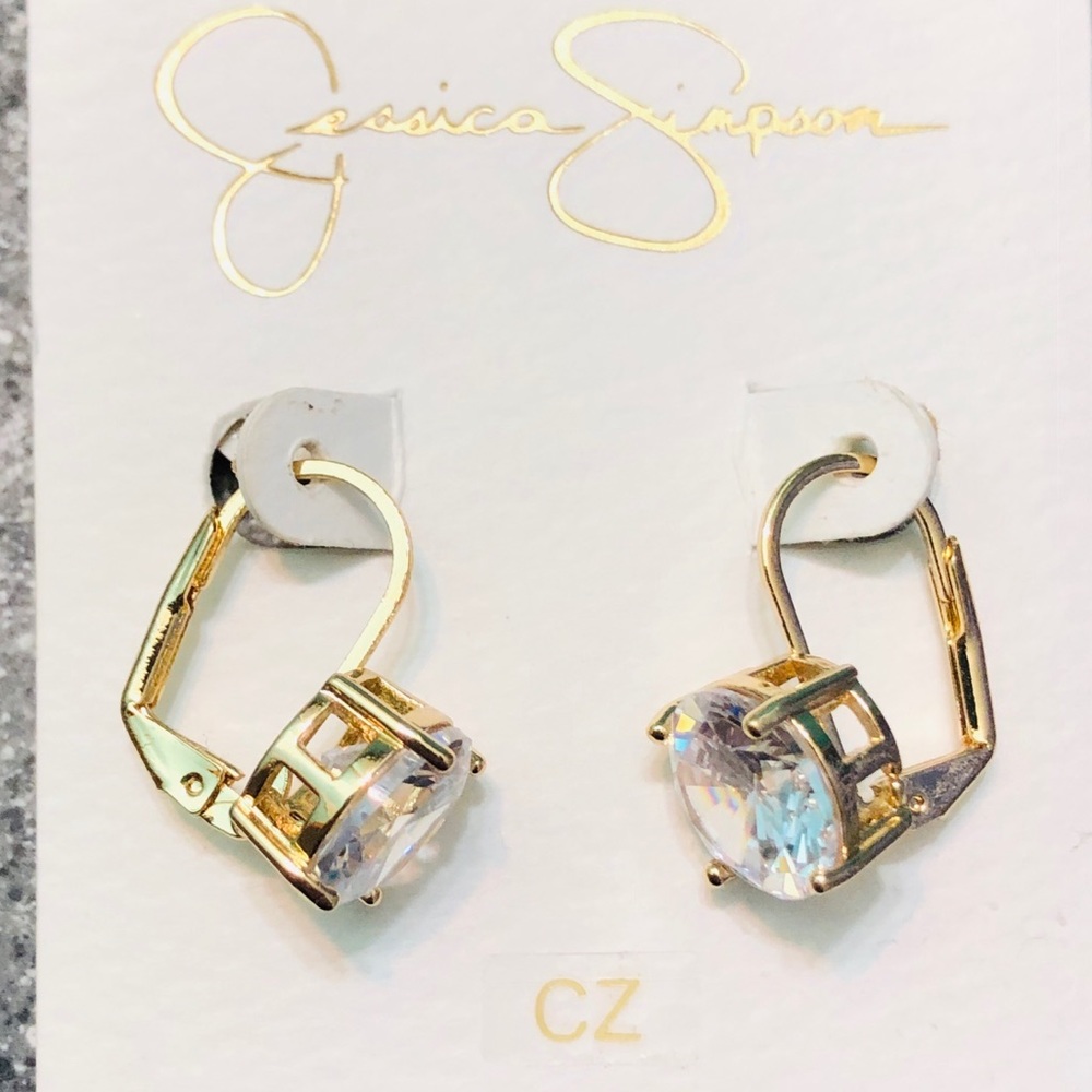 Jessica Simpson CZ earrings